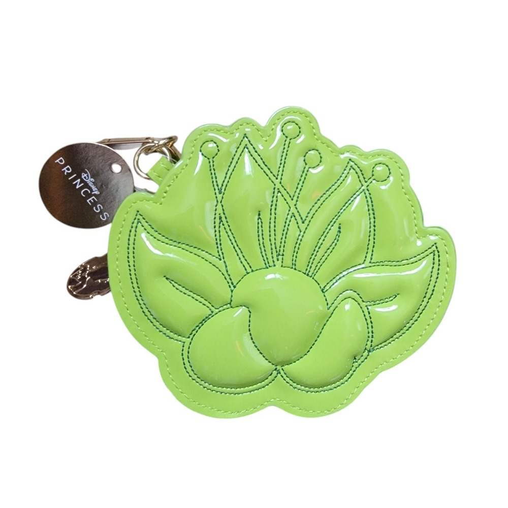 NWT Body Bath Works Disney Tiana Green Coin Purse